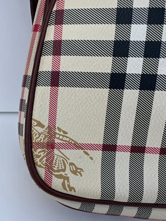 Burberry Blue Label Nova Check Plaid Backpack Y2K Vintage Japan Exclusive main image 12